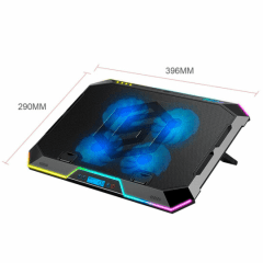 Suporte de Notebook Gamer Base com 4 Coolers 2 Usb Led RGB - DELTA-B3142