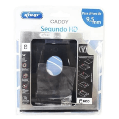 Adaptador Caddy Case para HD e SSD Sata 2.5 Polegadas 9.5mm - KP-HD010-1