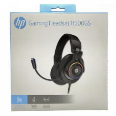 Headset Gamer 7.1 RGB USB H500GS Preto HP
