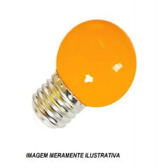 Lâmpada LED Mini Bulbo 1W Diversas Cores - CTB
