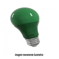Lâmpada Bulbo 7w E27 bivolt - Verde 