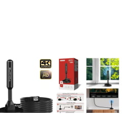 Antena Digital Interna 3m Tomate MTA-3022 HDTV Alta Definição