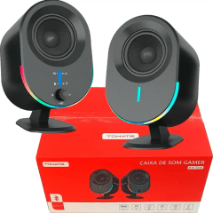 Caixa de Som Gamer Bluetooth 70W RMS Tomate MTS-2038 RGB LED Alta Potência