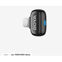 Acessórios Boya Mini para Microfone de Lapela Sem Fio Boya Kit Reposição