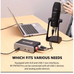 Microfone BOYA BY-PM700 Pro XLR USB Desktop