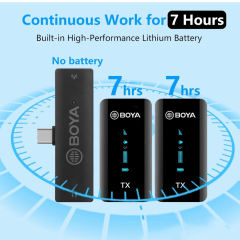 Microfone BOYA BY-XM6-K6 Wireless Dual-Channel USB-C