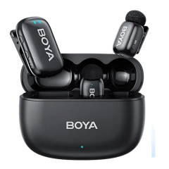 Microfone BOYA Mini-18 Sem Fio 100m para DSLR