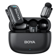 Microfone BOYA Mini-18 Sem Fio 100m 3.5mm para DSLR