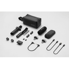 Microfone de Lapela BOYA Magic-01 Combo para iPhone, Android e Câmera