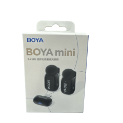 Microfone de Lapela BOYA Mini Duplo Wireless USB-C