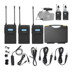 Microfone de Lapela Duplo Sem Fio BOYA BY-WM8 Pro-K2