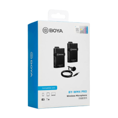 Microfone de Lapela Sem Fio BOYA BY-WM4 Pro K1 Wireless 2.4GHz