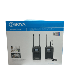 Microfone de Lapela Sem Fio BOYA BY-WM8 Pro K1 Condensador Omnidirecional