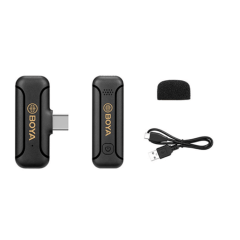 Microfone Lapela BOYA WM3T2-U1 Wireless USB-C 1 Transmissor