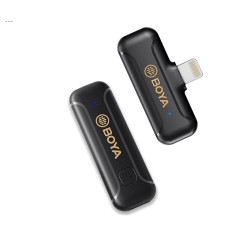 Microfone Sem Fio Boya BY-WM3T2-D1 Wireless Lavalier para iPhone iOS Lightning