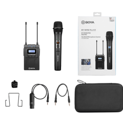 Microfone Sem Fio BOYA BY-WM8 Pro-K3 UHF Wireless Profissional