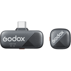 Microfone Sem Fio GODOX Cube-SC Kit 1 48kHz 24bit Type-C TAGS SEO