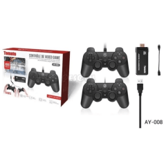 Console Retrô Game Stick 4K Tomate MAY-008 – 3.000 Jogos Clássicos com 2 Controles