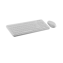 Kit Teclado e Mouse Sem Fio Multilaser TC232 2.4GHz Branco