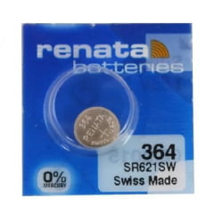 Bateria 364 De Óxido Prata Sr621sw Renata - 1 Unidade