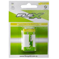 Bateria Comum 9V Flexgold - FX-9Z1