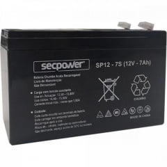 Bateria Selada SP12-7A SECPOWER
