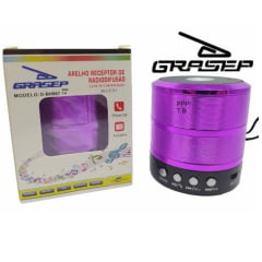 Caixa de som Grasep knup Caixa De Som Mini Speaker Ws887 Bluetooth