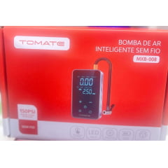 Bomba de Ar Portátil Sem Fio 150 PSI Tomate MXB-008