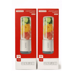 Mini Liquidificador Portátil USB 330ml 6 Lâminas Tomate MAZ-007