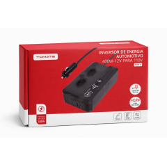 Inversor de Tensão 400W 12V para 110V Tomate MIN-06 Conversor Veicular Inversor de Tensão 400W 12V para 110V Tomate MIN-06 Conversor Veicular