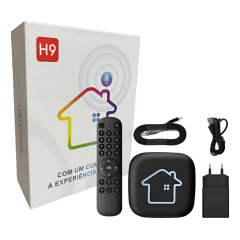 HTV h9 Assistente para Casa Completo com Comando de Voz – Smart TV Box Android 9.0 Preto HTV h9 Assistente para Casa Completo com Comando de Voz – Smart TV Box Android 9.0 Preto