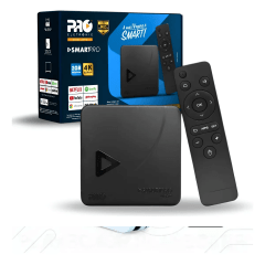Smart Box Proeletronic SmartPro PROSB-3000 – 16GB, Android 4K Ultra HD, Wi-Fi Rápido e Controle Inteligente