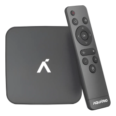 TV Box Aquário Plus 4K STV-3000 – Android, 16GB, 2GB RAM, Preto | Original com Wi-Fi e Controle Remoto