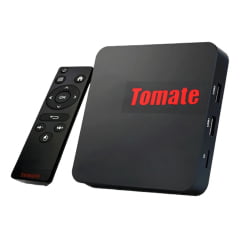 TV Box Android Tomate 4K com Suporte a Netflix, YouTube e Streaming – Original