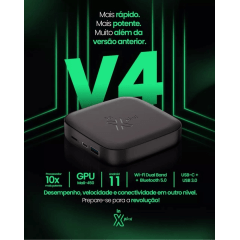XPlus X TV Box V4 2025 4K Original - Alto Desempenho em Streaming