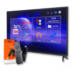 TV Stick Android 4K com Wi-Fi e Chromecast Integrado – Tipo Fire Stick
