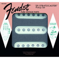 Set de Captadores Para Guitarra PURE VINTAGE '59 STRAT Branco FENDER
