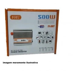 Inversor de voltagem 500w 60hz para uso diversos marca foyu