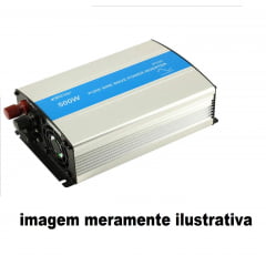 INVERSOR DE ONDA SENOIDAL DE 500W - 12/110V, COM USB E PICO DE PARTIDA