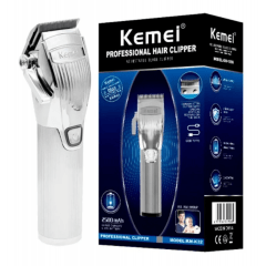 Máquina Cortar Cabelo Barba Profissional Kemei Km K32 Bivolt