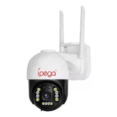 Câmera de segurança Ipega KP-CA183 com resolução de 2MP visão nocturna incluída branca