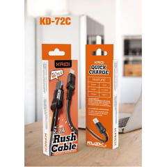  Cabo 2.4A rushcable tipo c