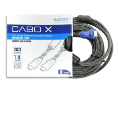 CABO EXBOM HDMI FULL HD 1080 5M CBX-HB50SM FLAT
