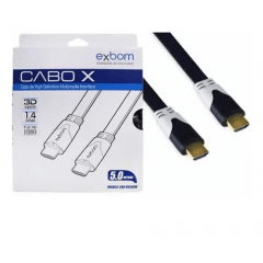 CABO EXBOM HDMI FULL HD 1080 5M CBX-HB50SM FLAT