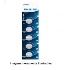 Bateria de lítio cr2016 3v cartela com 5 cr2016p5b/59 - PHILIPS