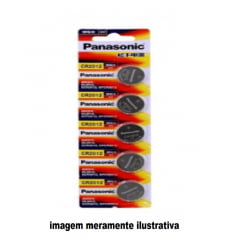 Bateria Panasonic Cr2012 Lithium 3v Cartela Com 05 Pilhas
