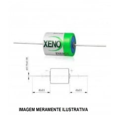 BATERIA XENO 14250 XL-50F/AX 3,6V LITHIUM TERMINAL AXIAL