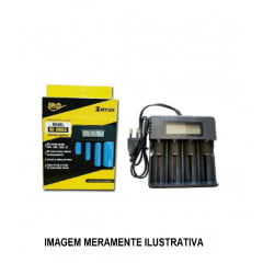 Carregador Bateria Digital Regulavel Para 4 Baterias Modelos 26650 18650 16430 14500 HD-8992a
