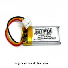 BATERIA 3,7V 200MAH LI-PO RECARREGAVEL (6X14X35MM) COM PCM