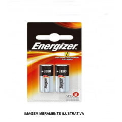 Energizer Pilha Tipo N Lr1 E90bp-2 1.5v - Cartela C/2 Und